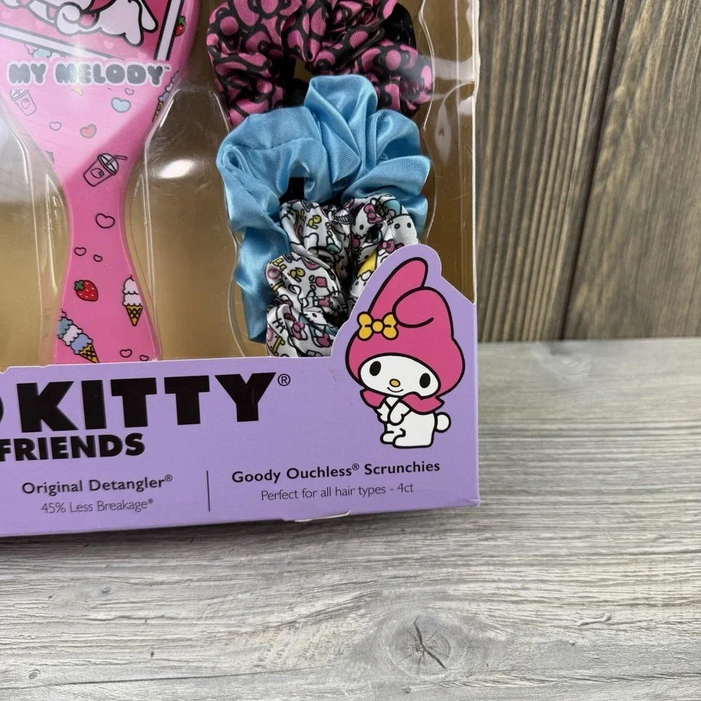 Wet Brush Goody Hello Kitty & Friends Bundle Brushes Scrunchies Limited Ed NEW